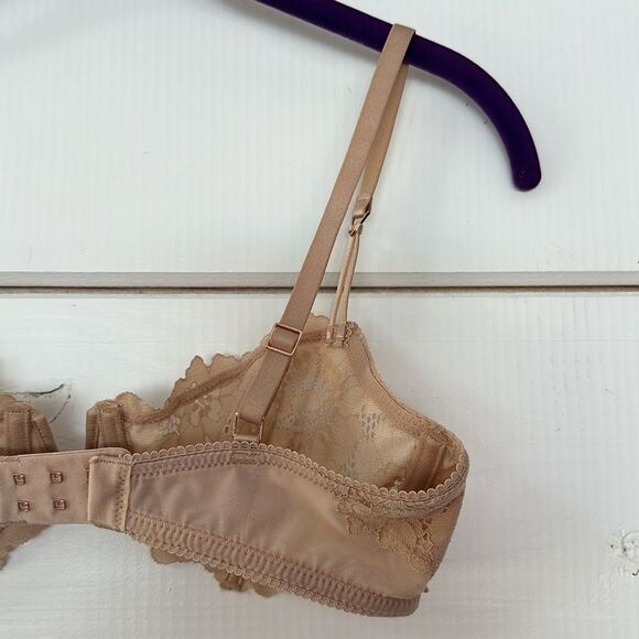 Aerie Real Power Poppy Lace Unlined Bra - Picture 11 of 12